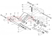 PIAGGIO X9 200 Evolution Swinging arm