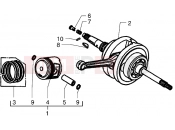 Crankshaft-Piston - Piaggio X9 250