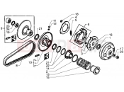 Driven pulley - Piaggio X9 250
