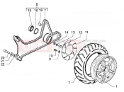 Rear wheel - Piaggio X9 250