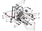 Right crankcase cover - Piaggio X9 250