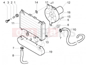 PIAGGIO Coolant radiator