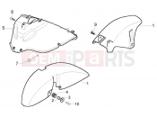PIAGGIO Wheel compartment - mudguard