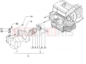 PIAGGIO X9 500 Evolution Cylinder-piston-wrist pin unit