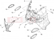 PIAGGIO X9 500 Evolution (USA) Front shield