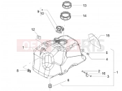 PIAGGIO X9 500 Evolution (USA) Fuel tank