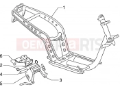 PIAGGIO Zip 50 chassis-central stand