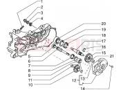 PIAGGIO Rear wheel shaft
