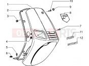 PIAGGIO Zip 50 shieldren-mask