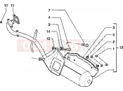 Catalytic silencer - Piaggio Zip 125 4T