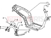 Chasis-central stand - Piaggio Zip 125 4T