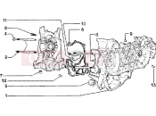 Crankase - Piaggio Zip 125 4T