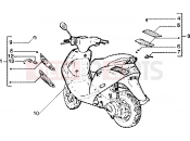 front and rear blinker - Piaggio Zip 125 4T