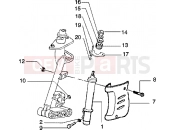 Front damper cover - Piaggio Zip 125 4T