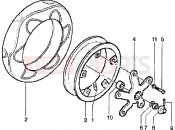 Rear wheel - Piaggio Zip 125 4T