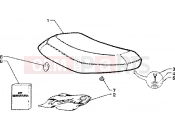 Saddle - Piaggio Zip 125 4T