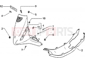 Shield-spoiler - Piaggio Zip 125 4T