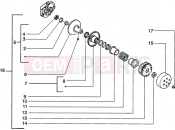 Driven pulley - Piaggio Zip 50 4T
