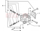 Head-valves - Piaggio Zip 50 4T