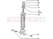 Rear damper - Piaggio Zip 50 4T