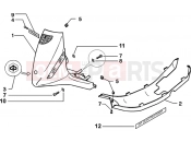 Shield-spoiler - Piaggio Zip 50 4T