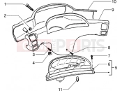 PIAGGIO Speedometers kms.-Handlebar covers
