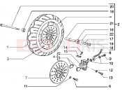 PIAGGIO Front wheel - Caliper