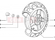 PIAGGIO Rear wheel