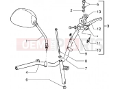 Handlebars component parts - Piaggio Zip 50 disc brake