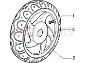 PIAGGIO Front wheel
