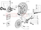 PIAGGIO Front wheel - Caliper