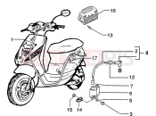 PIAGGIO H.t. coil-Regulator