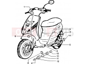 bowdenek - Piaggio Zip SP 50 H2O