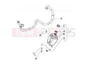 PIAGGIO Beverly 500 (EMEA) Cooling piping