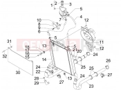 Cooling system - Aprilia SR MAX 125 2011