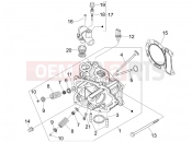 Head unit - Valve - Aprilia SR MAX 125 2011