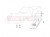 Saddle/seats - Aprilia SR MAX 125 2011