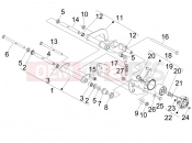 Swinging arm - Aprilia SR MAX 125 2011