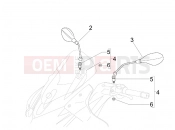 APRILIA SR MAX 125 Driving mirror/s