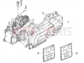 APRILIA SR MAX 125 Engine, assembly