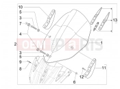 APRILIA SR MAX 125 Windshield - Glass
