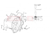 APRILIA MX 50 Left crankcase