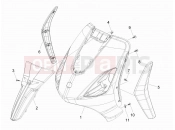derbi Boulevard 150 4T Front shield