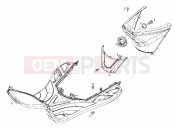 derbi Boulevard 50 2T Foot rests