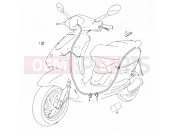 elektromos rendszer - Derbi Boulevard 50 2T 2013