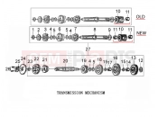 DERBI ETX 150 GEARSHIFT MECHANISM