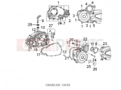 CRANKCASE COVER - Derbi ETX 150 2019