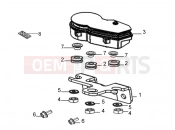 Dashboard assembly - Derbi ETX 150 2019