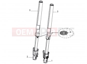 Front fork - Derbi ETX 150 2019