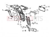 rear cover - Derbi ETX 150 2019
